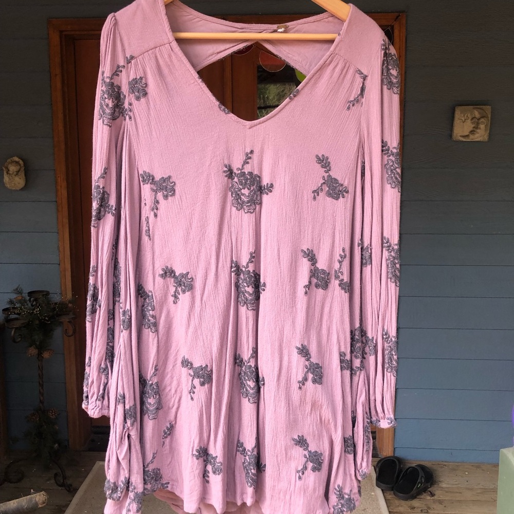 Free People embroidered dress